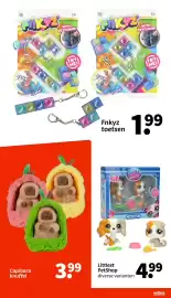 Wibra folder Pagina 3: Littlest PetShop diverse varianten €4,99, Finkyz toetsen €1,99