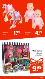 Wibra folder Pagina 5: Babypop €4,99, Unicorn €1,99