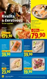 Lidl leták Strana 16: Candát obecný €39,90, Losos Kisuč €39,90