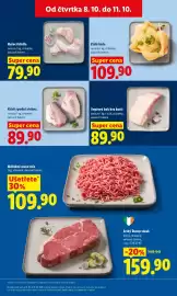 Lidl leták Strana 17: Zlaté kuře €109,90, Krůtí spodní stehna €89,90