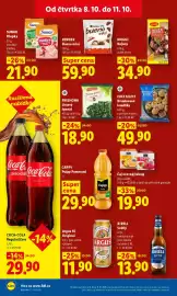 Lidl leták Strana 28: Čaj ovocný/zelený €19,90, COCA COLA Regular Zero €29,90