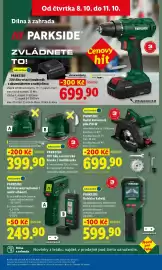 Lidl leták Strana 37: PARKSIDE 20V Aku vrtačí šroubovák s akumulátorem a nabíječkou €699,90