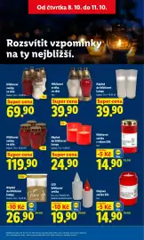 Lidl leták Strana 47: HŘBITOVNÍ SVÍČKA VE SKLE €39,90, HŘBITOVNÍ SVÍČKY VE SKLE €119,90