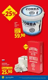 Lidl leták Strana 6: ZORBA Bílý smetanový jogurt €59,90, AGROFARMA Plnotučná bryndza €25,90