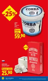 Lidl leták Strana 8: ZORBA Bílý smetanový jogurt €59,90, AGROFARMA Plnotučná bryndza €25,90