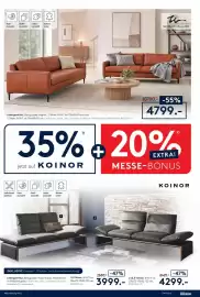 Möbel Rieger Prospekt Seite 11: Ledergarnitur, Bezug Leder cognac, 2-Sitzer, W.SCHILLIG €4.799,00