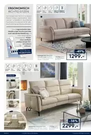 Möbel Rieger Prospekt Seite 12: Ledergarnitur, Bezug Leder Punch €2.299,00