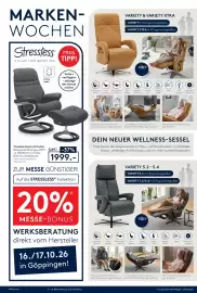 Möbel Rieger Prospekt Seite 14: Stressless Sessel mit Hocker €1.999,00