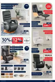 Möbel Rieger Prospekt Seite 15: HUKLA Leder-Relaxsessel €1.199,00, Relaxsessel, Bezug Leder Soleda schwarz €649,99