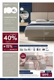 Möbel Rieger Prospekt Seite 22: Polsterbett €1.899,00