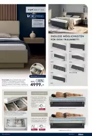Möbel Rieger Prospekt Seite 23: Boxspringbett €4.999,00