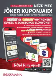 Rossmann akciós újság Oldal 1