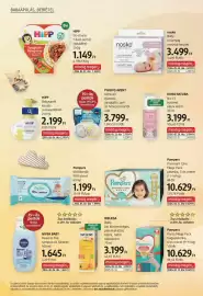 DM akciós újság Oldal 14: PHILIPS AVENT €3.799,00, Pampers €10.629,00