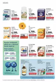 DM akciós újság Oldal 18: Dr. M zabkorpa tabletta €1.599,00, Bio-kult €6.199,00