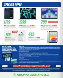Volantino Leonardelli Pagina 34: Apple MacBook Air 13" M5 512GB €1.299,00, Apple iPhone 17 Pro €1.199,00