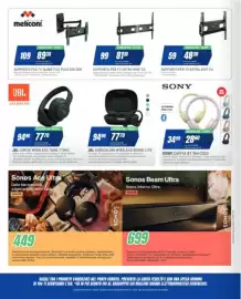Volantino Leonardelli Pagina 6: JBL Auricolari Wireless Sense Lite €77,70, Supporto per TV Extra 900F CG €81,10