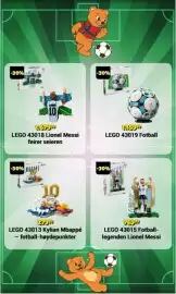 Ringo kundeavis Side 2: Lego Lionel Messi feirer seieren €1.679,93, Lego Kylian Mbappé – football-høydepunkter €279,93