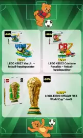 Ringo kundeavis Side 3: LEGO Cristiano Ronaldo – fotball-høydepunkter €279,93, LEGO Vini Jr. – fotball-høydepunkter €279,93
