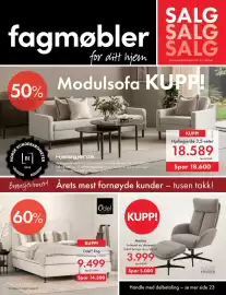 Fagmøbler kundeavis Side 1: Hjort Knudsen Amina hvilestol m/skammel €3.999,00, Odel Eng Kontinentalseng €9.499,00