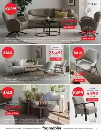 Fagmøbler kundeavis Side 17: Hjort Knudsen Ida stol €6.999,00, Bris stol Tekstil Oasis shell €12.899,00