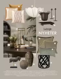 Fagmøbler kundeavis Side 22: Oliver putetrekk lin mustard €299,00, Maud putetrekk bomull elfenbenshvit/oker €349,00