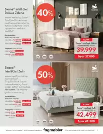 Fagmøbler kundeavis Side 9: Svane IntelliGel Deluxe Zelena €39.999,00, Svane Intelligel Zefir Kontinentalseng €42.499,00