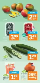Albert Heijn folder week 41 Pagina 8: AH Mango Los €2,99, AH Biologisch komkommer €1,29