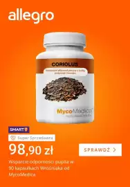 Allegro gazetka tydzień 40 Strona 2: Wsparcie odporności pupila w 90 kapsułkach Wrośniaka od MycoMedica €98,90