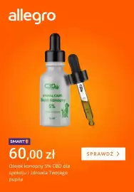 Allegro gazetka tydzień 40 Strona 3: Olejek konopny 5% CBD smak łososia dla zwierząt CBD Effect €60,00