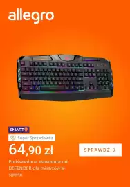Allegro gazetka tydzień 40 Strona 5: Podświetlana klawiatura od Defender dla mistrzów e-sportu €64,90