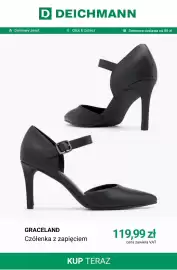 Deichmann gazetka tydzień 40 Strona 6: Czółenka z zapięciem Graceland €119,99