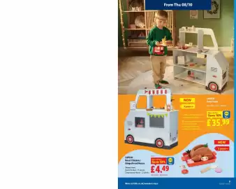 Lidl leaflet week 41 Page 3: THE From Thu 08/10 LIODL 26 NEW 3 years + Griddle with light, sound and steam functions • Wide