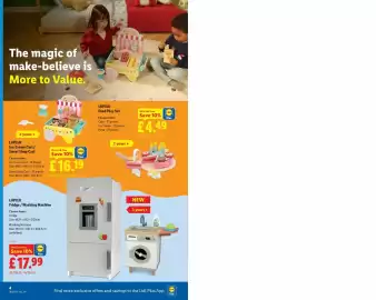 Lidl leaflet week 41 Page 4: Lupilu Food Play Set €4,49, Lupilu Ice Cream Cart / Sweet Shop Cart €16,19