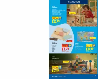 Lidl leaflet week 41 Page 7: Lupilu World / Europe Map Puzzle €8,99, Lupilu First Puzzle €1,79