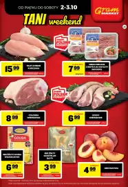 Gram Market gazetka tydzień 40 Strona 2: Ogony wieprzowe €6,99, Nektarynki €4,99