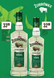Dino gazetka | Alkohole Strona 4: WÓDKA SMAKOWA ŻUBRÓWKA BISON GRASS €33,95