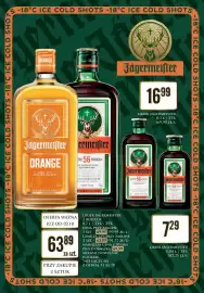 Dino gazetka | Alkohole Strona 9: Likier Jägermeister €16,99, Jägermeister Orange €63,89