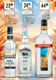Dino gazetka | Alkohole Strona 2: WÓDKA STUMBRAS €44,85, Wódka Żubrówka Biała €24,75