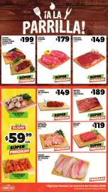 Folleto Merco Página 18: Preciazo chuleta de cerdo natural kilo €259,00, Molida mixta €119,00