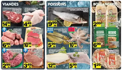 Supermarché PA flyer week 41 Page 4: Fresh Ground Pork €2,99, Rib Steak or Roast €14,99