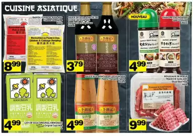 Supermarché PA flyer week 41 Page 7: Sunland sliced beef rolls €9,99, Lee Kum Kee peanut flavoured sauce €4,99