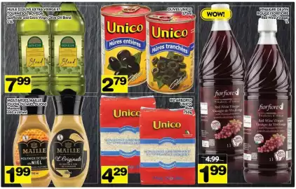 Supermarché PA flyer week 41 Page 8: Unico superfin arbortio rice €4,29, Maille mustard €1,99