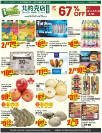 Btrust Supermarket flyer week 40 Page 1: Sanford new zealand greenshell mussels €11,88, Gray Ridge large white eggs €10,88