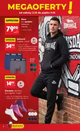 Biedronka gazetka Strona 2: Skarpety męskie Lonsdale €14,99, Bokserki męskie Lonsdale €34,99