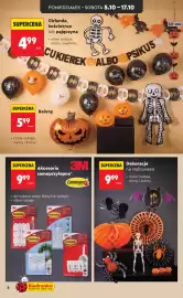 Biedronka gazetka Strona 8: Girlanda Hal €4,99, Dekoracje Halloween €9,99