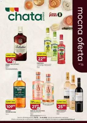 Chata Polska | Alkohole (ważność do 12-10)