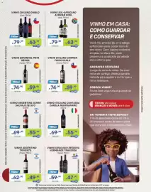 Encarte Prezunic Página 6: Vinho argentino zorro salvaje de uco €55,90, Vinho sul-africano african king €63,90