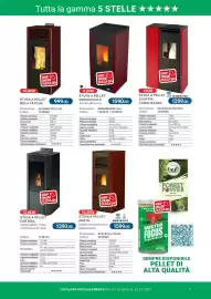 Volantino Cfadda Pagina 5: Stufa a pellet design evo 9 €1.090,00, Stufa a pellet slim pia canalizzata €1.299,00