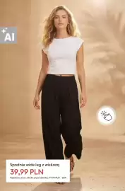 Sinsay gazetka tydzień 40 Strona 5: Spodnie wide leg z wiskozą €39,99