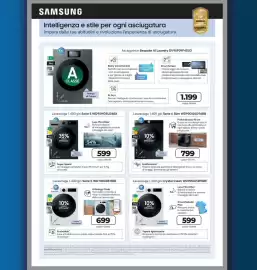 Volantino Sinergy Pagina 31: Lavasciuga 9.5 kg Serie 6 Slim €799,00, Lavasciuga 1.400 giri Serie 5 €599,00